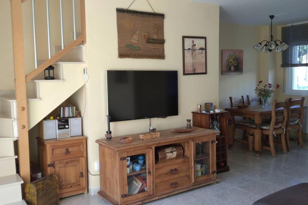 Fantastica Casa Con Piscina Y Playa ,Torredembarra-Tarragona Villa Pobla de Montornés Kültér fotó