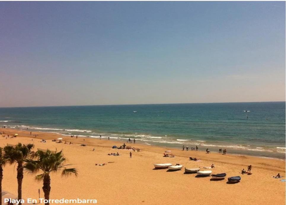 Fantastica Casa Con Piscina Y Playa ,Torredembarra-Tarragona Villa Pobla de Montornés Kültér fotó